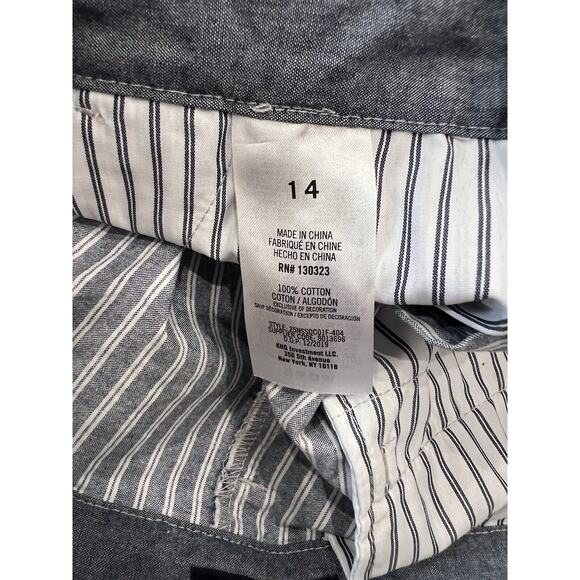 Nautica Boys Shorts Size 14 NWT Blue & White Stripe- Beach Family Photos - Picture 4 of 4